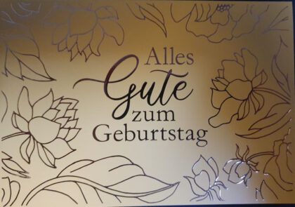 Grußkarte Alles Gute zum Geburtstag