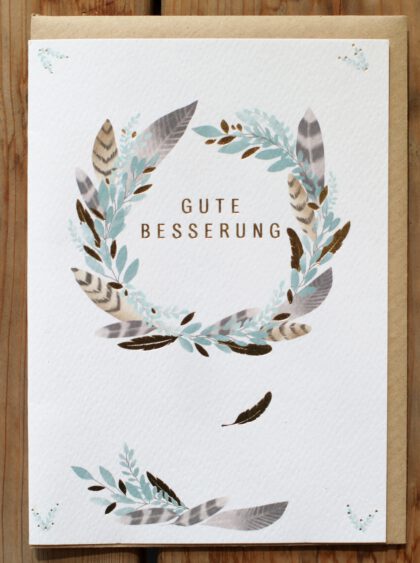 Grußkarte "Gute Besserung"